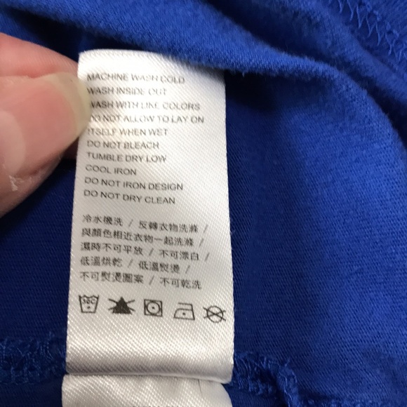 Hurley Boys Shirt, Colour is Blue with neon green words on it, Size is M - Picture 6 of 8